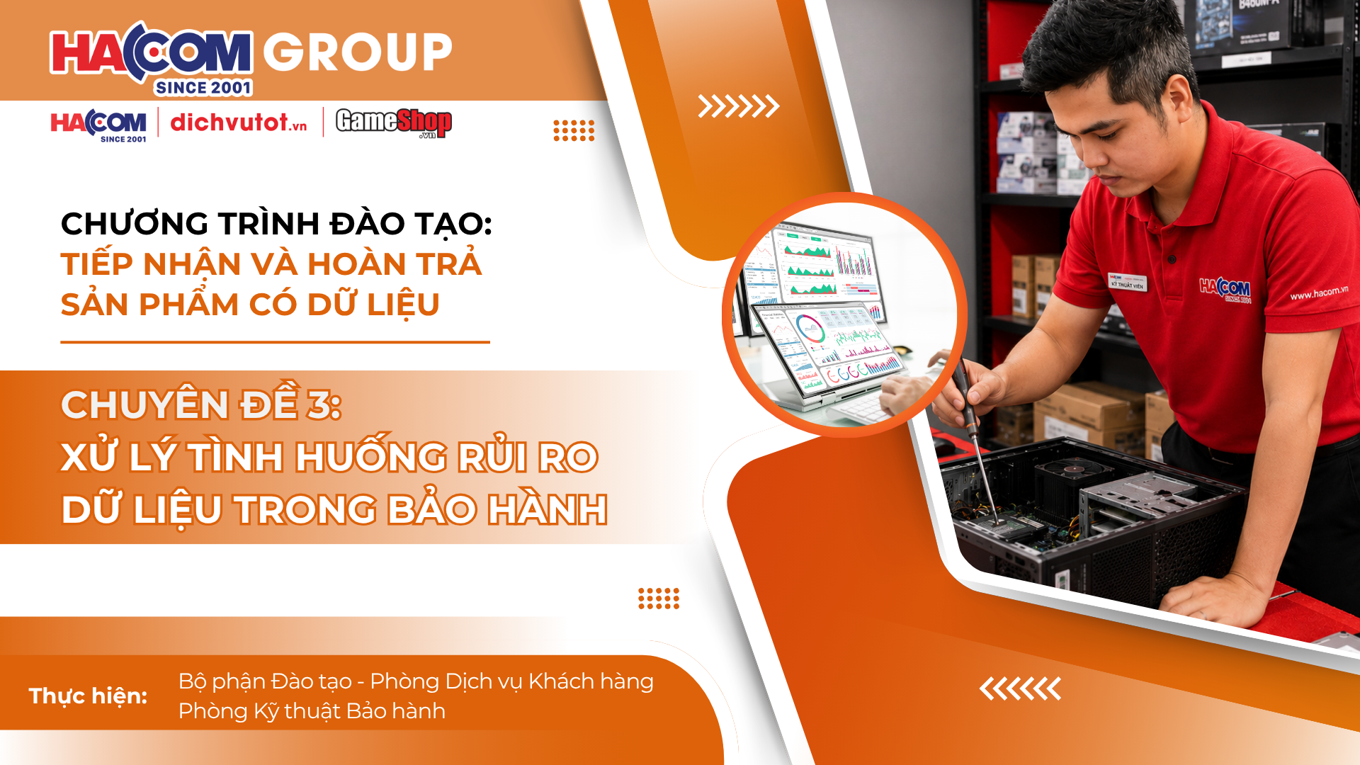 [KTBH] Chuyên đề 3: Xử lý tình huống rủi ro dữ liệu trong bảo hành